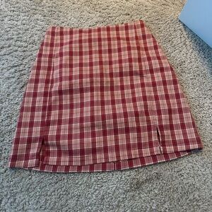 Brandy Melville plad skirt
